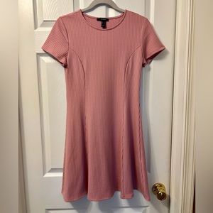 Forever 21 Pink Ribbed Dress